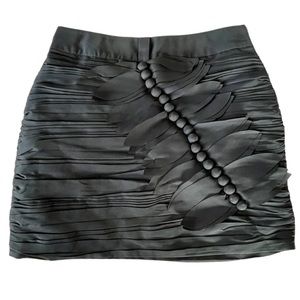 Twelve by Twelve - Anthropologie blue mini skirt 3D details Size Small